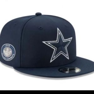 Dallas Cowboys SnapBack cap New Era Blue Love Patch Hat Star 9Fifty RARE club